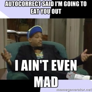 Will Smith autocorrect meme
