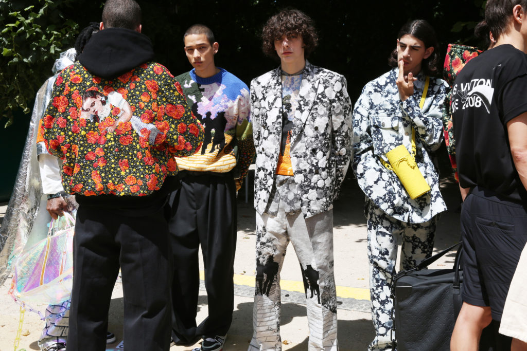 Backstage at Louis Vuitton Men's Spring 2019